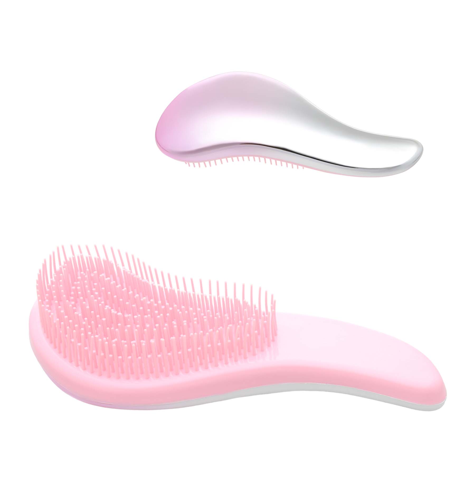 Peine desenredante de cabello con acabado brillante. ROSA