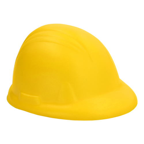 Casco antiestrés de poliuretano. AMARILLO