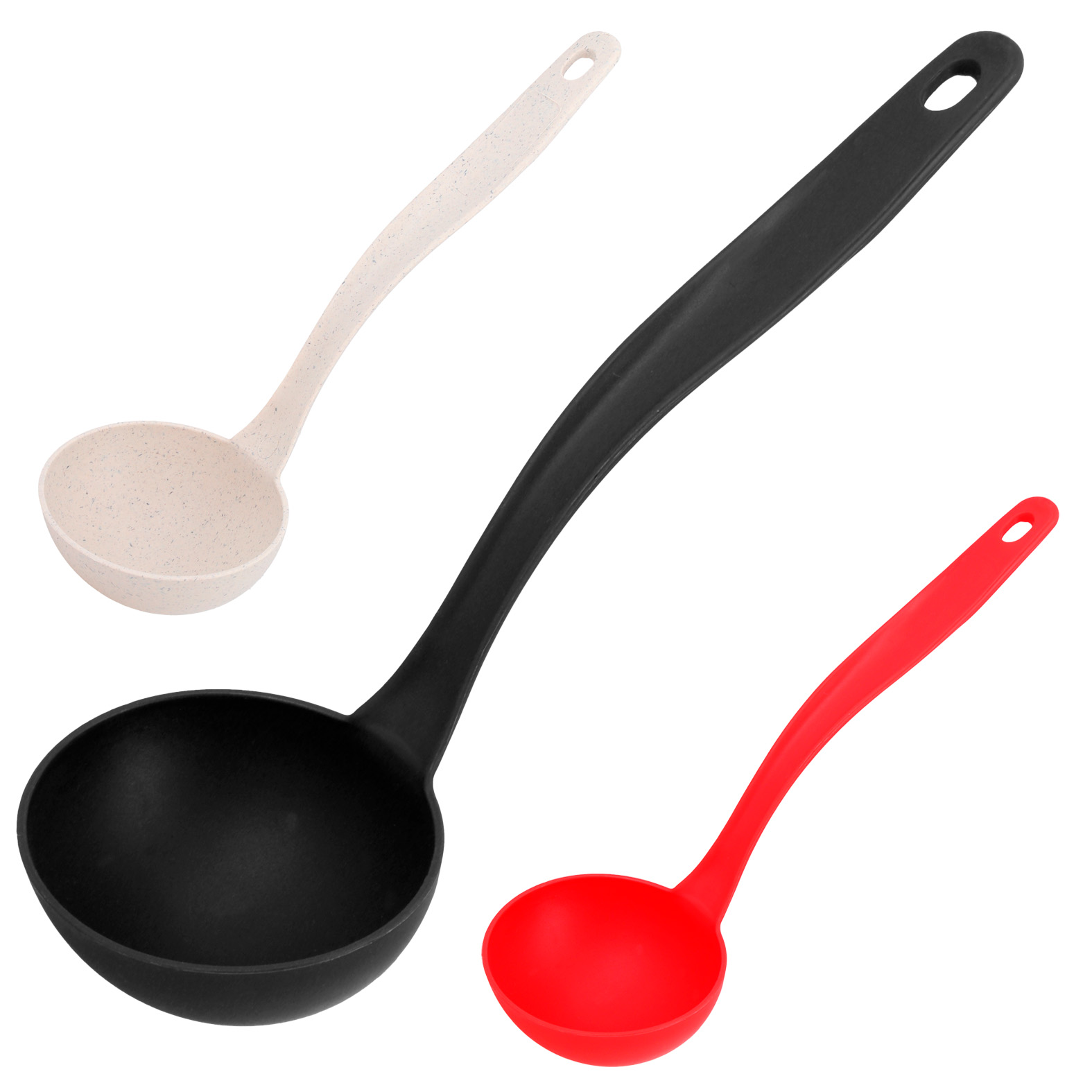 Utensilio de cocina: Cucharón. No daña el antiadherente, fácil de limpiar, no absorbe grasas ni sabores. AGAVE