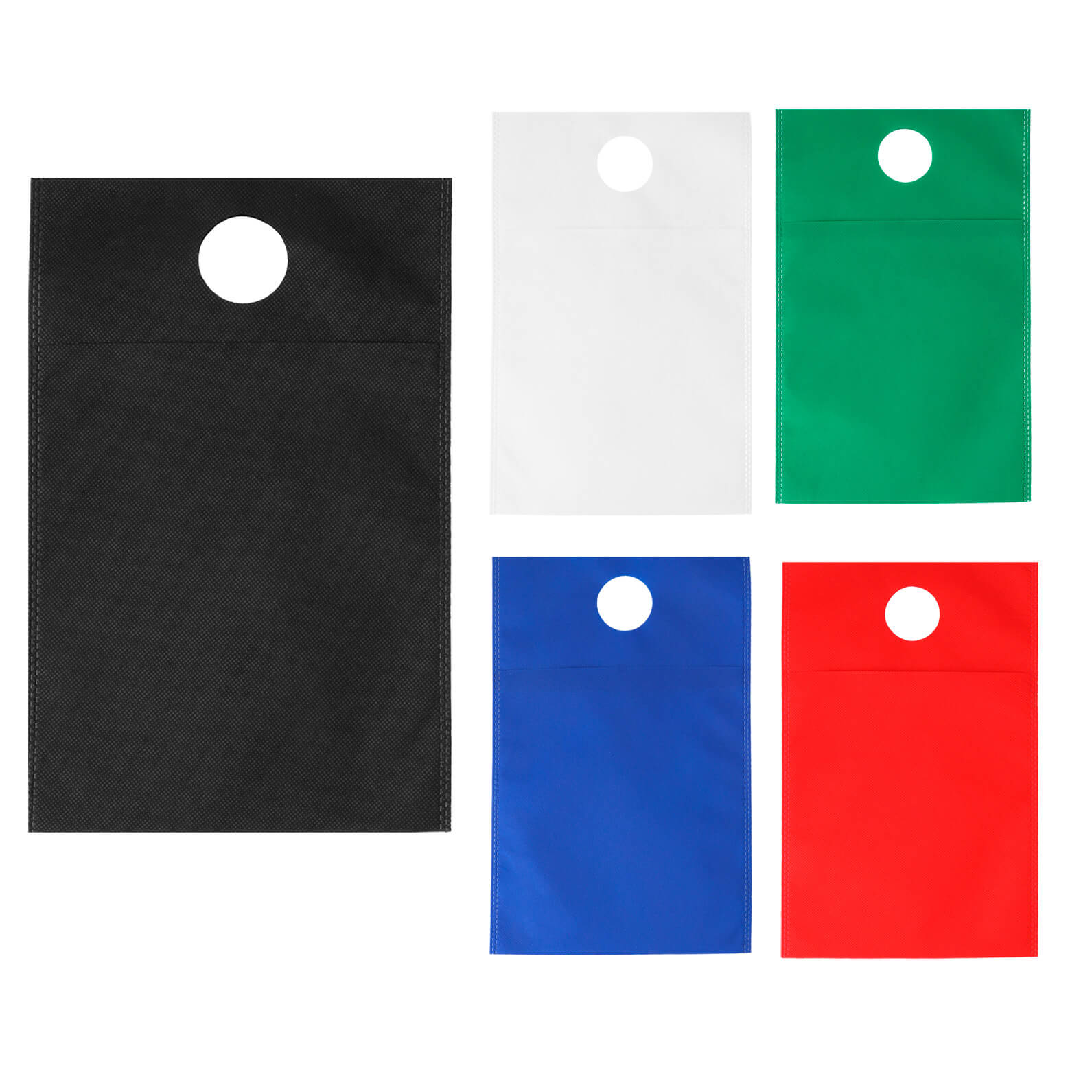 Bolsa ecológica de non woven de 70 gr/m2, termosellada. AZUL