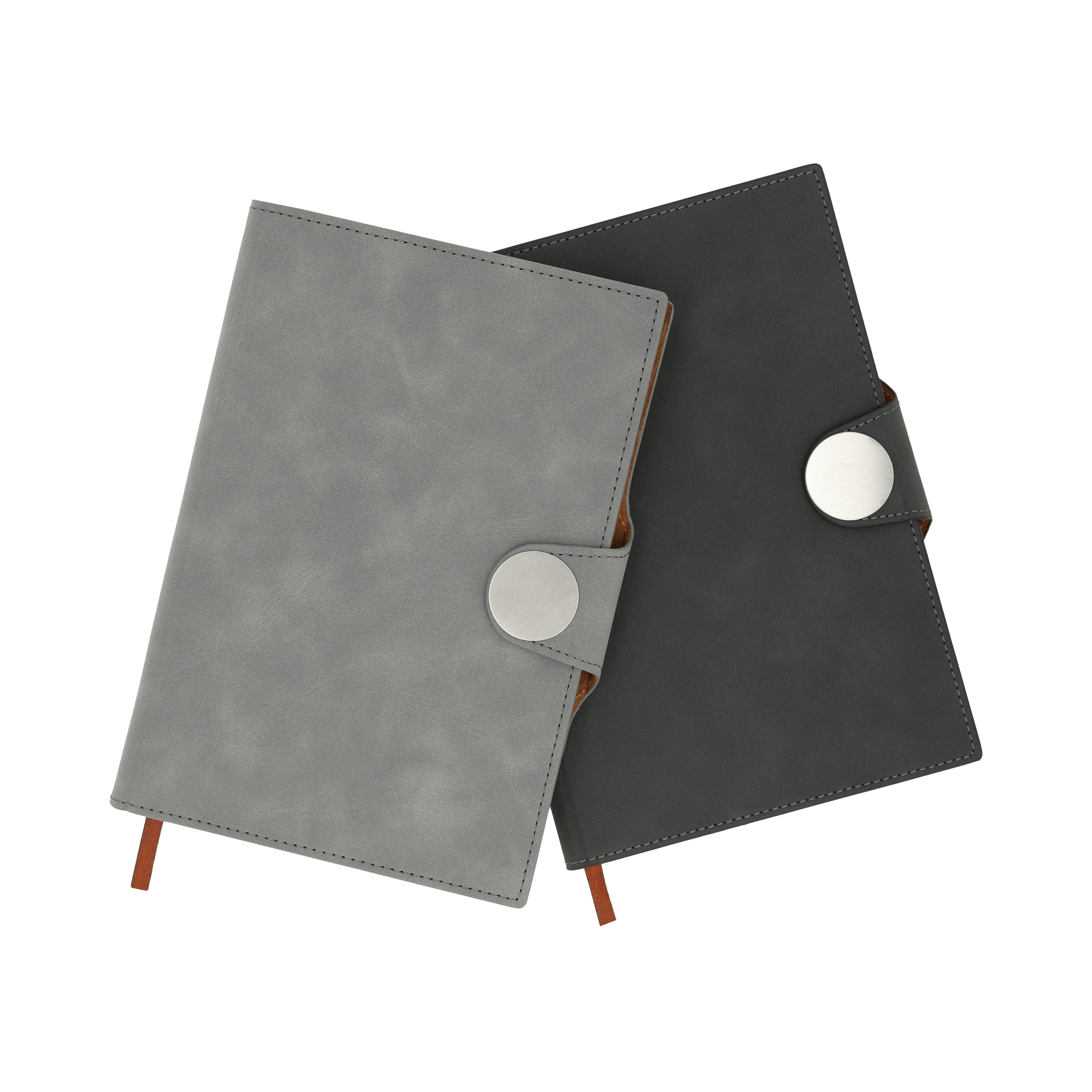 Agenda diaria con calendario de 2024 a 2028. Dentro de sus apartados contiene: datos personales, teléfonos de emergencia y festividades personales. GRIS