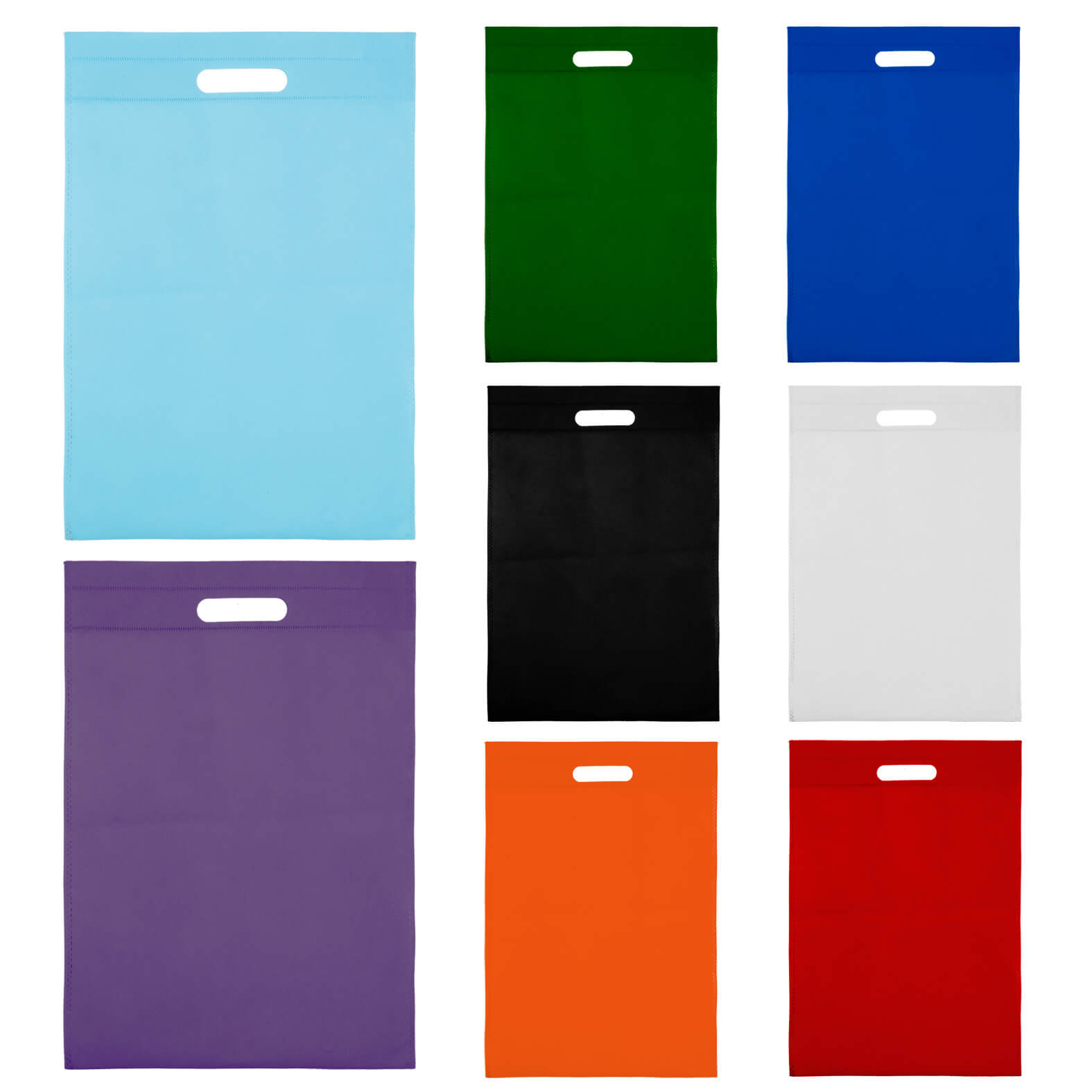 Bolsa ecológica termo sellada de 70 gr/m2. AZUL