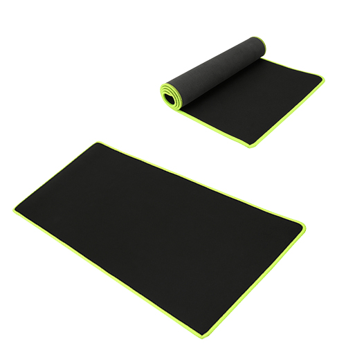Tapete mouse pad con superficie suave y base antiderrapante. VERDE