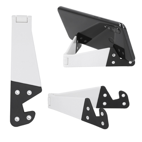 Soporte de plástico y silicón en los bordes para celular. UNICO