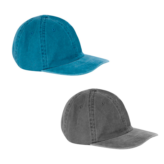 Gorra 100% algodón con acabado deslavado y cinta ajustable de velcro. MARINO