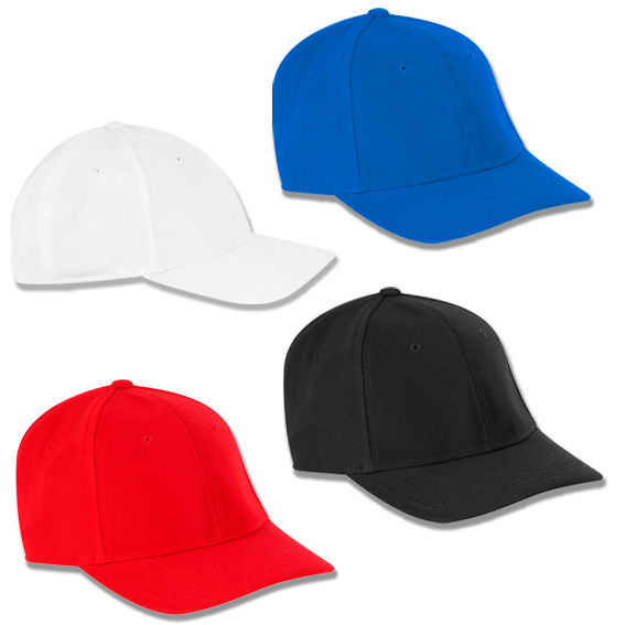 Gorra de poliéster con banda ajustable en la parte de atrás y 6 gajos. AZUL