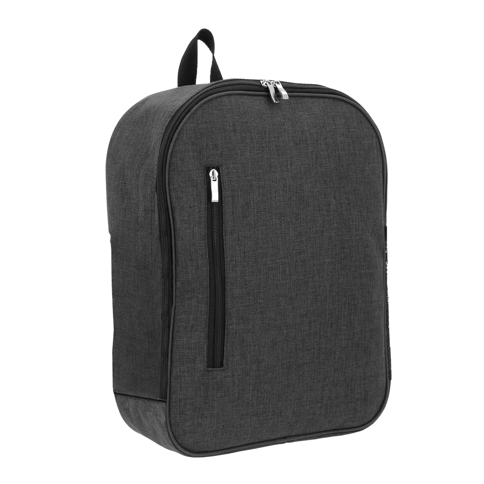 Mochila de poliéster con 2 compatimentos, 1 compartimento principal, 1 frontal, asa y correas ajustables. OXFORD