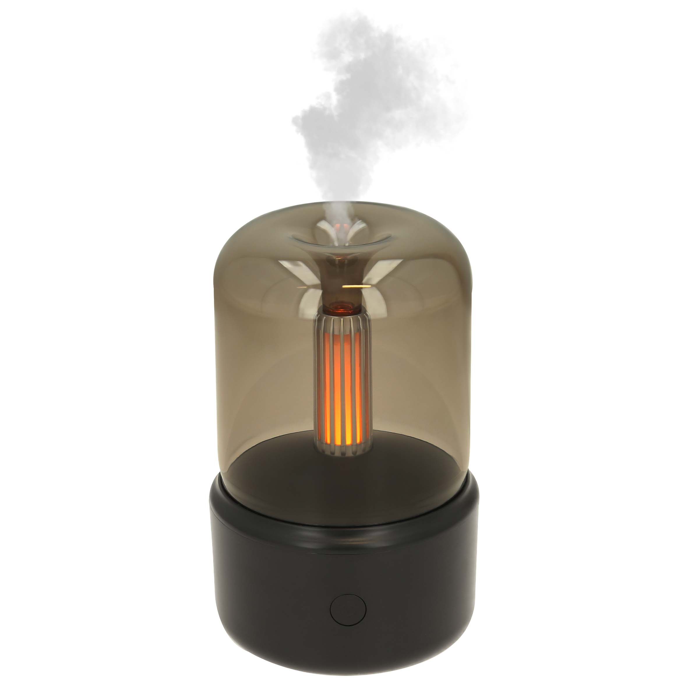 Humidificador de plástico con luz. NEGRO