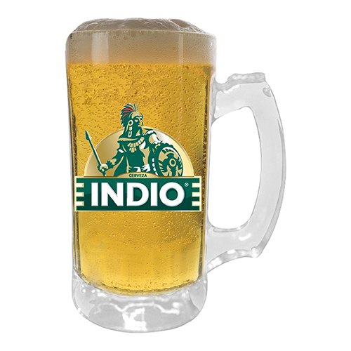 Tarro de vidrio sublimable, tipo cervecero. Para obtener mejores resultado al llevar a cabo la sublimación se recomienda hacerlo a una temperatura de entre 350 y 360 grados centígrados durante 30 segundos. TRANSPARENTE