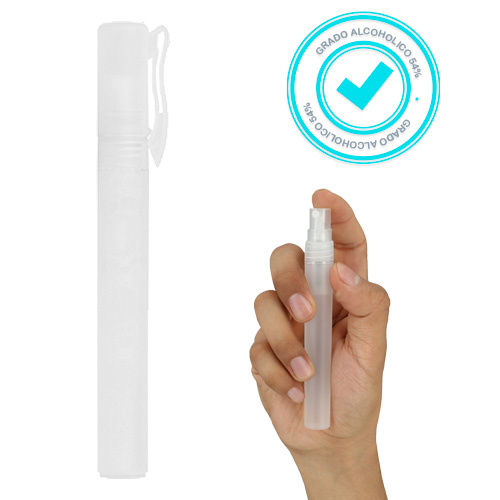 Gel antibacterial en spray. TRANSPARENTE