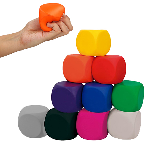 Squishy en forma de cubo con aroma. AMARILLO