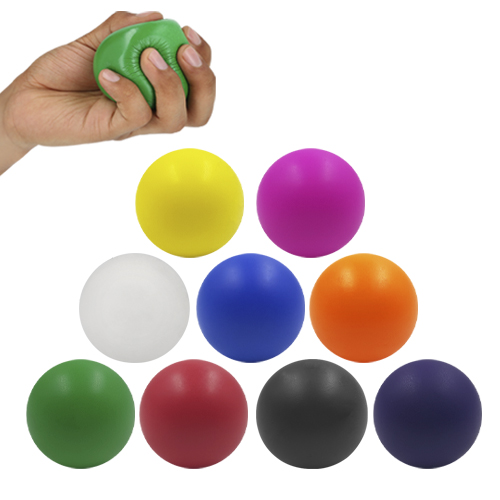 Pelota squishy de poliuretano con aroma. AMARILLO