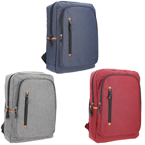 Mochila con 3 compartimentos, cuenta con espacio para laptop max. de 16 pulgadas. espalda, tirantes acojinados y bolsas laterales. AZUL